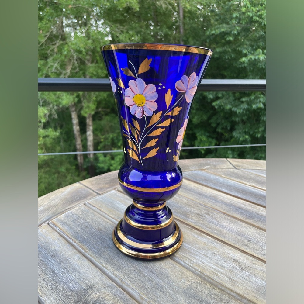 Vintage Egermann Czech Republic Vase